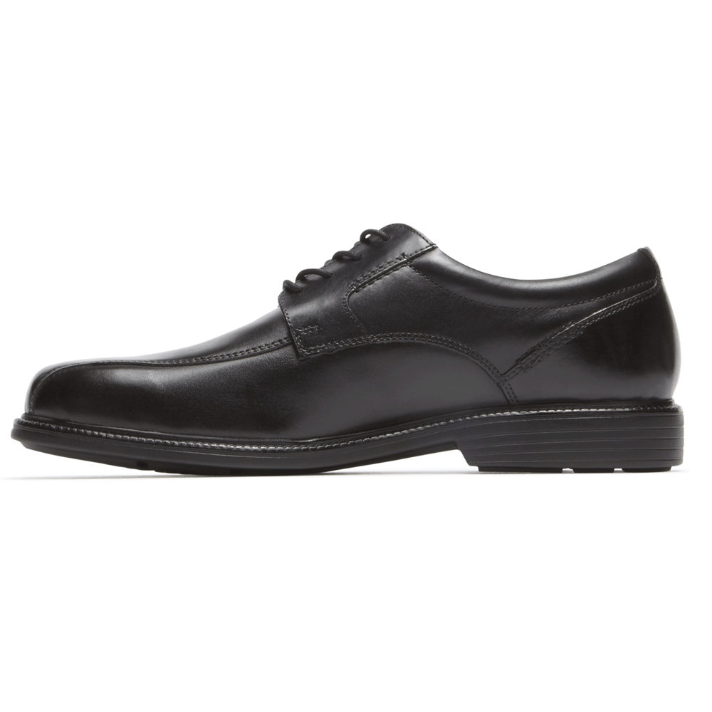 Rockport Oxfords For Mens Black - Charles Road Bike Toe - CM0365429